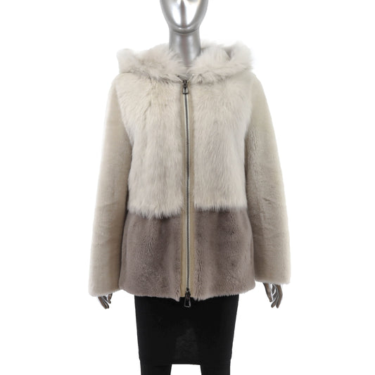 Shearling Jacket- Size M