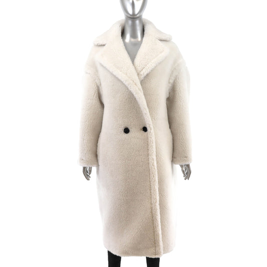 Wool Teddy Coat- Size M