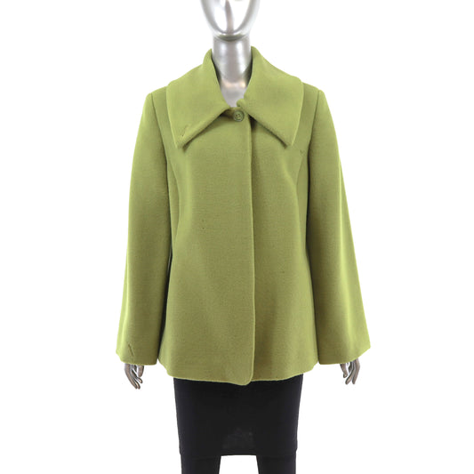 Green Wool Jacket- Size M