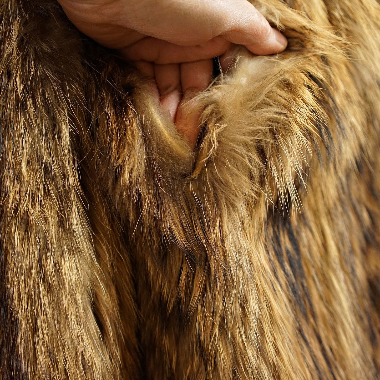 Tanuki Fur Coat - Size M