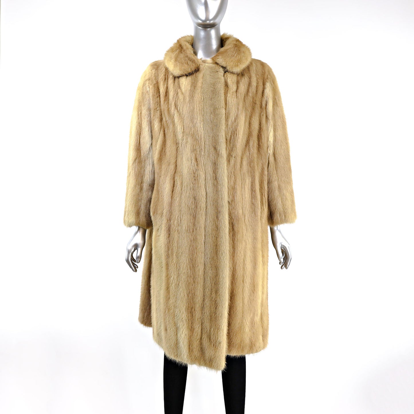 Pastel Mink Coat- Size XL