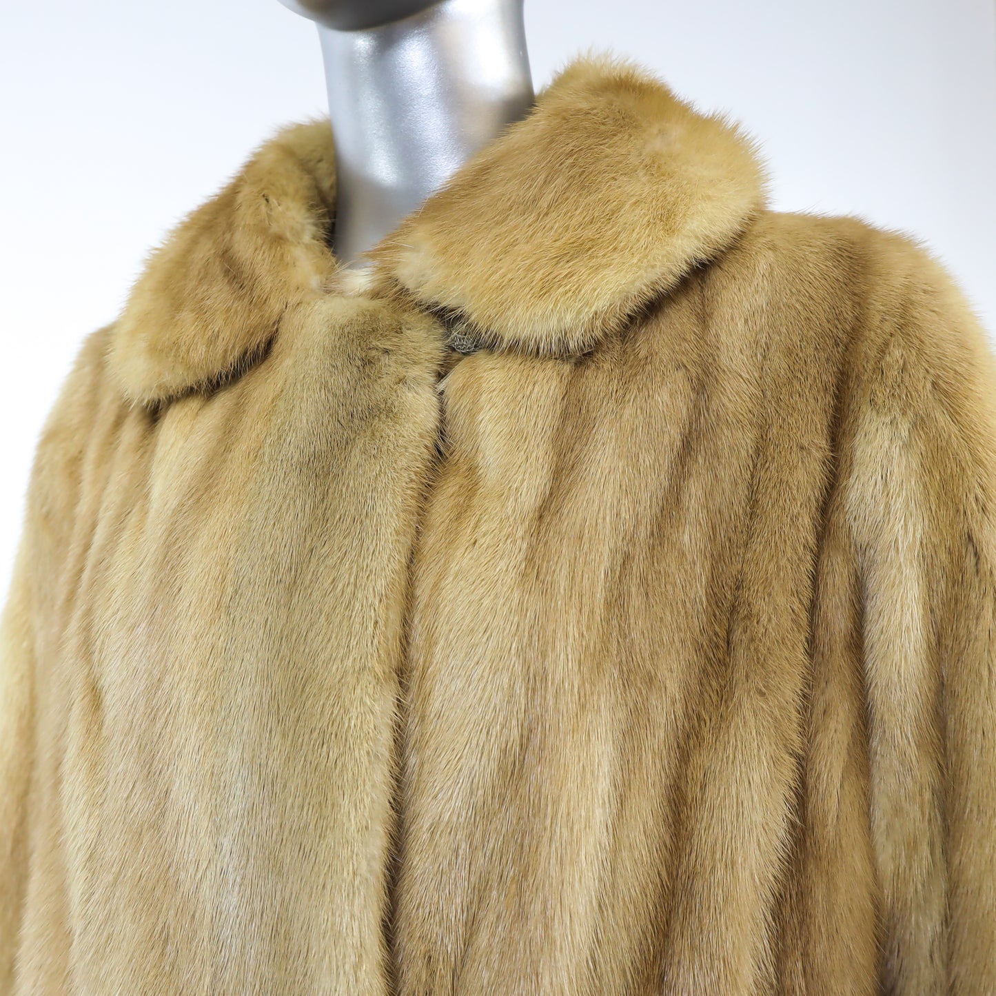 Pastel Mink Coat- Size XL