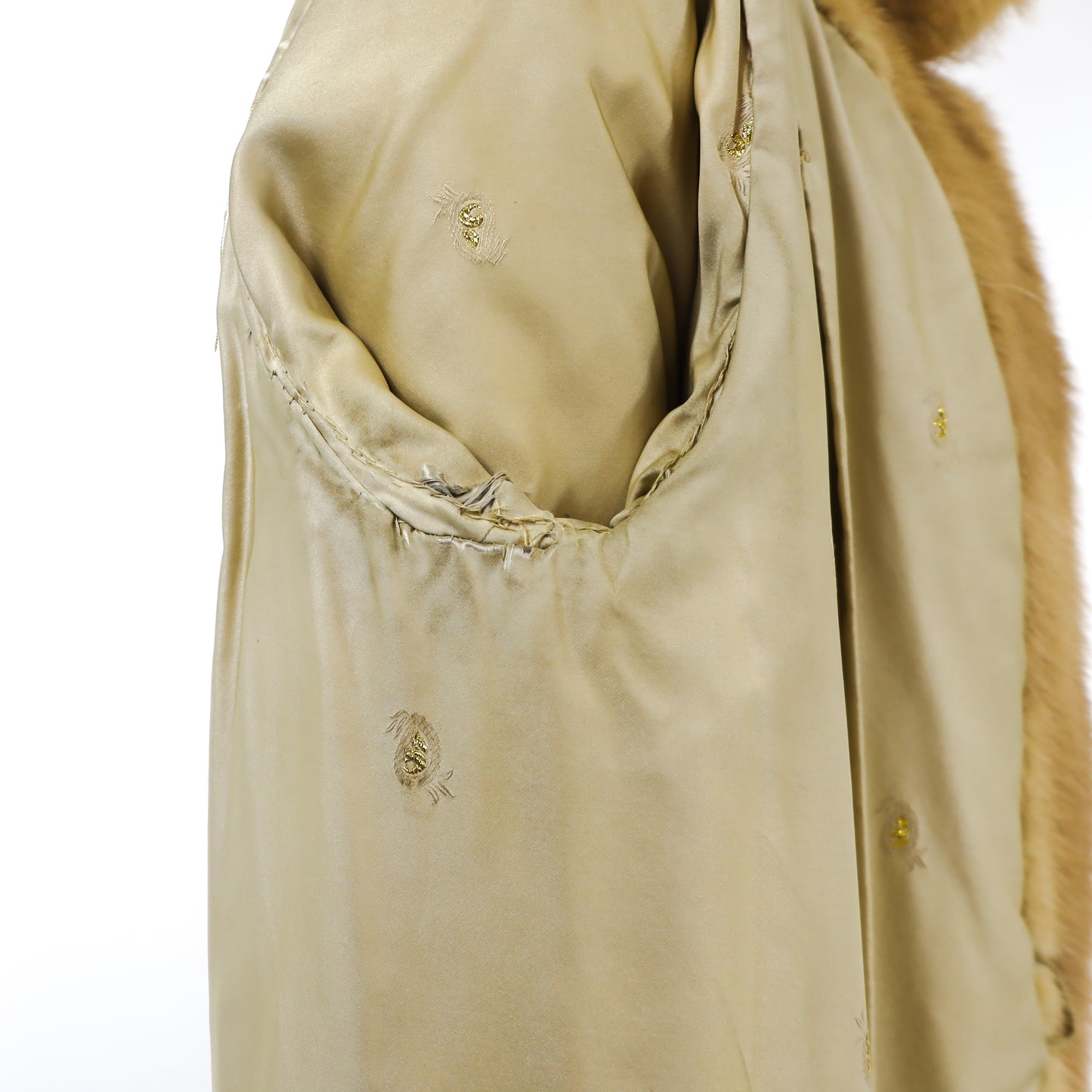 Pastel Mink Coat- Size XL