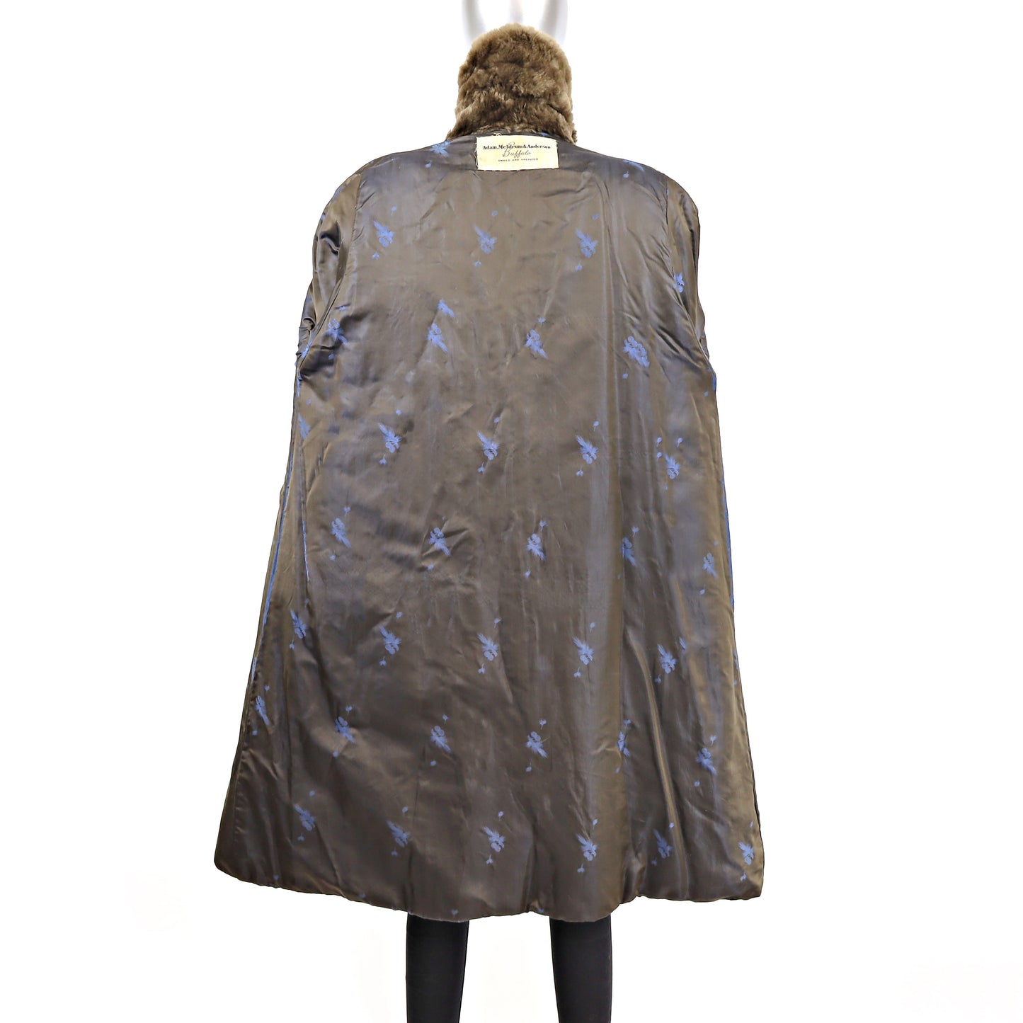 Sheared Raccoon Coat- Size L