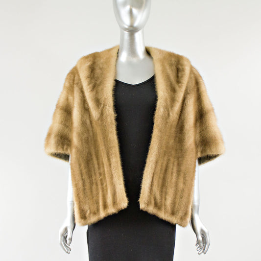 Autumn Haze Mink Fur Stole - One Size Fits All