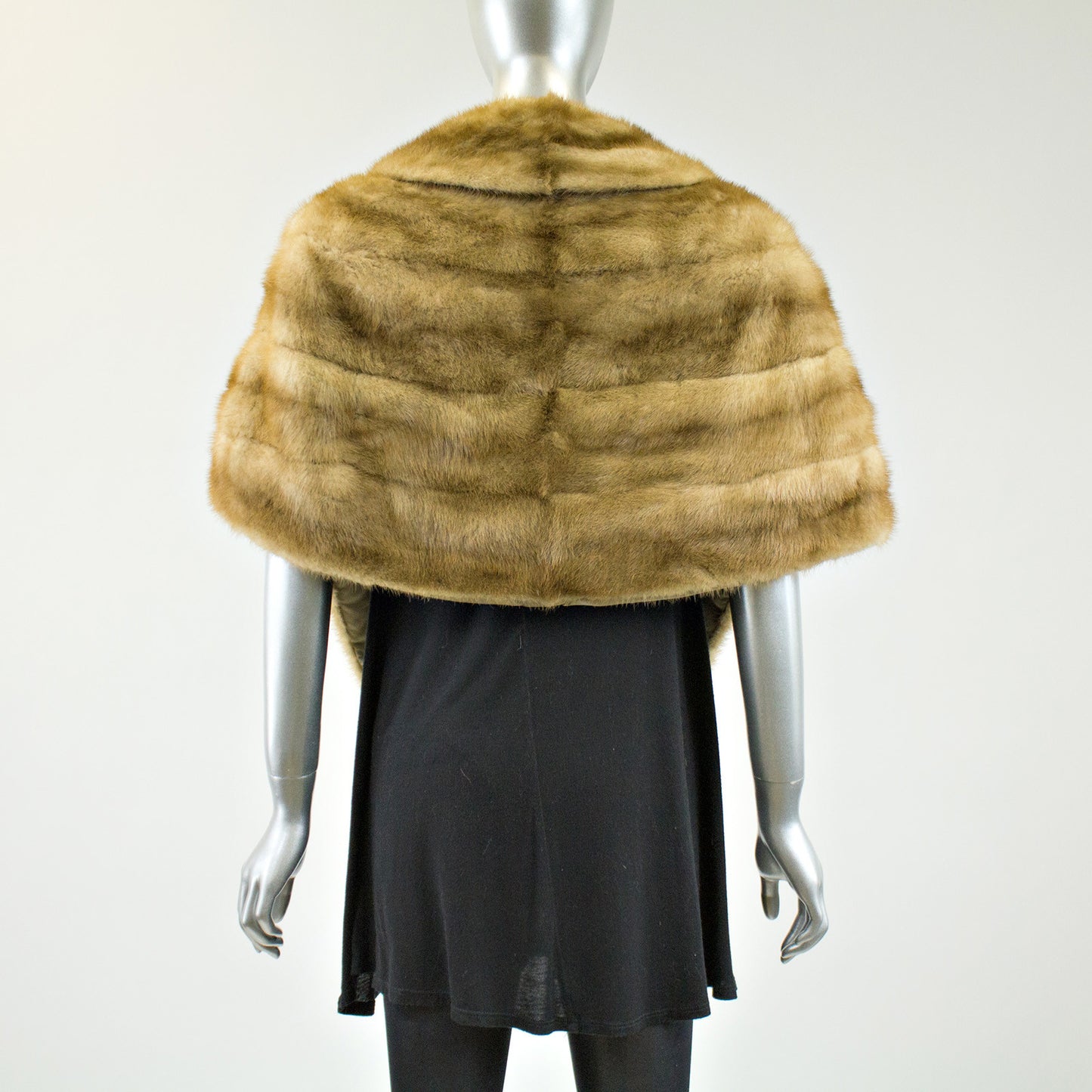 Autumn Haze Mink Fur Stole - One Size Fits All - Pre-Owned