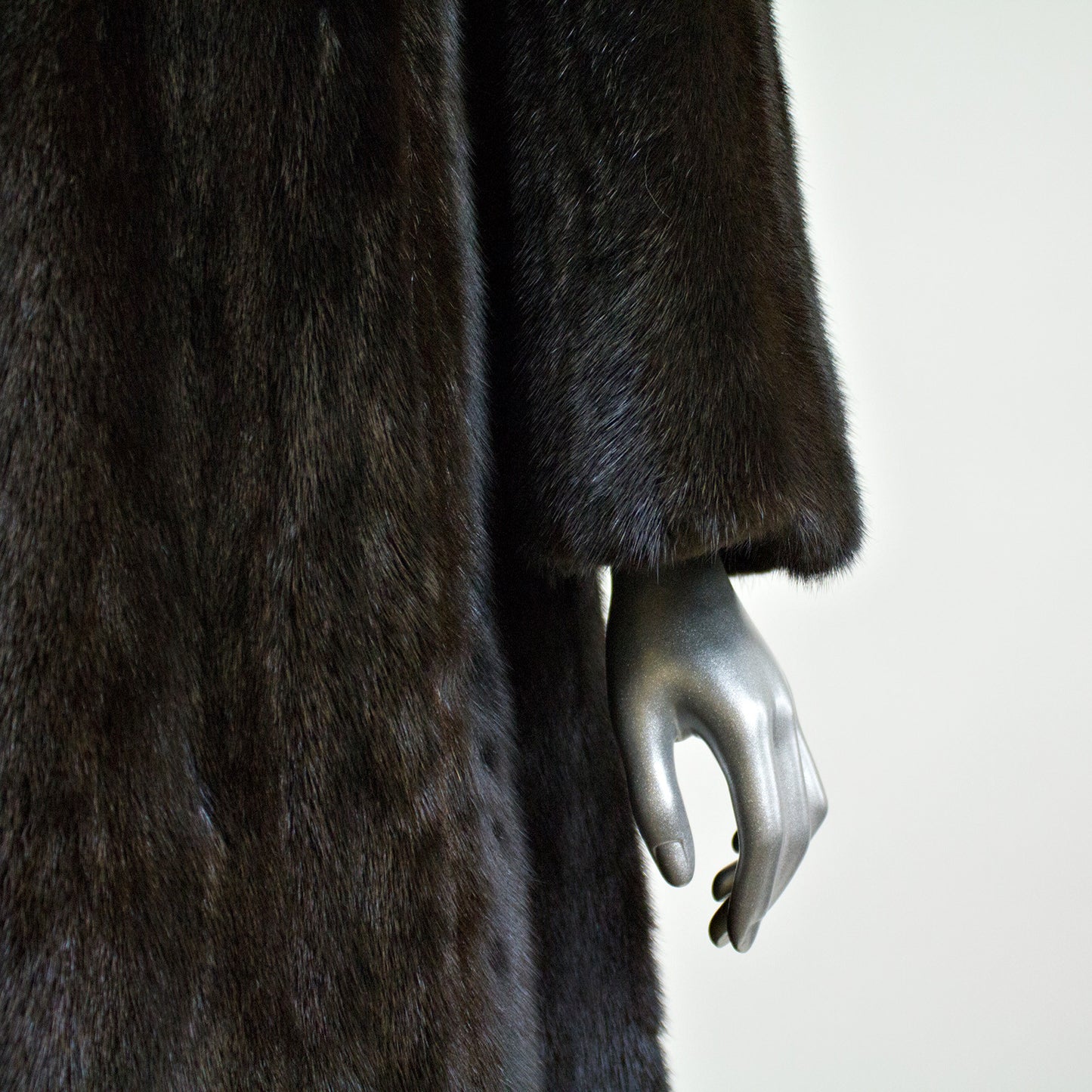 Ranch Mink Fur Coat - Size S