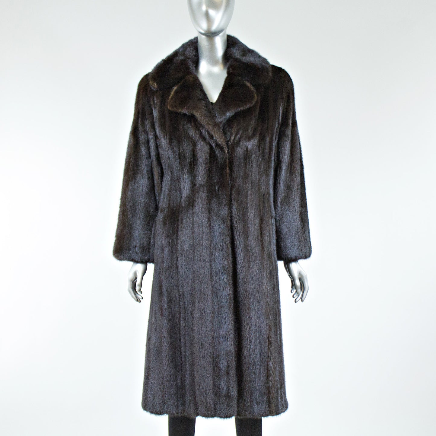 Mahogany Mink Coat - Size S