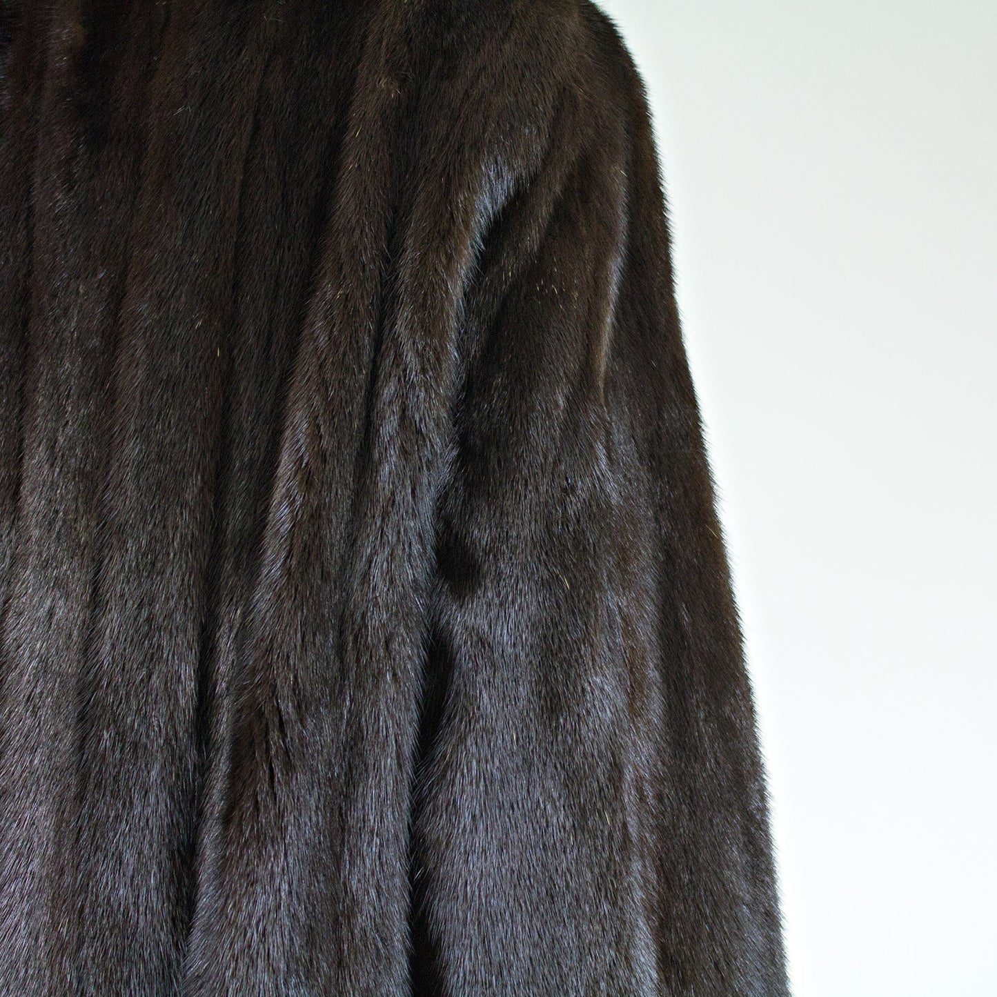 Mahogany Mink Coat - Size S