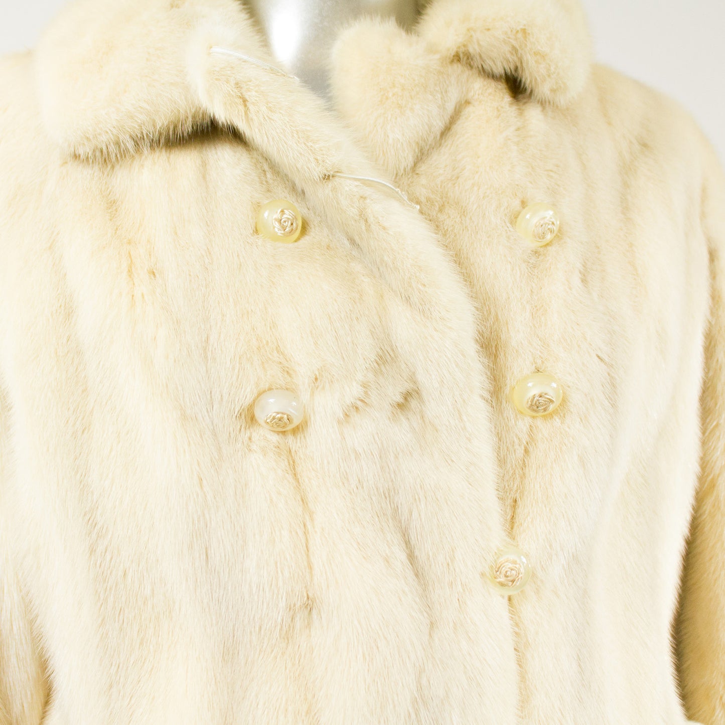 Pearl Mink Fur Jacket - Size S