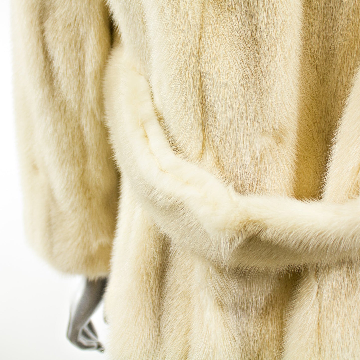 Pearl Mink Fur Jacket - Size S