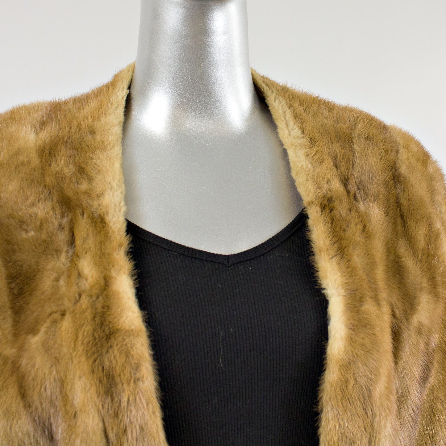 Lunaraine Mink Fur Stole - One Size Fits All