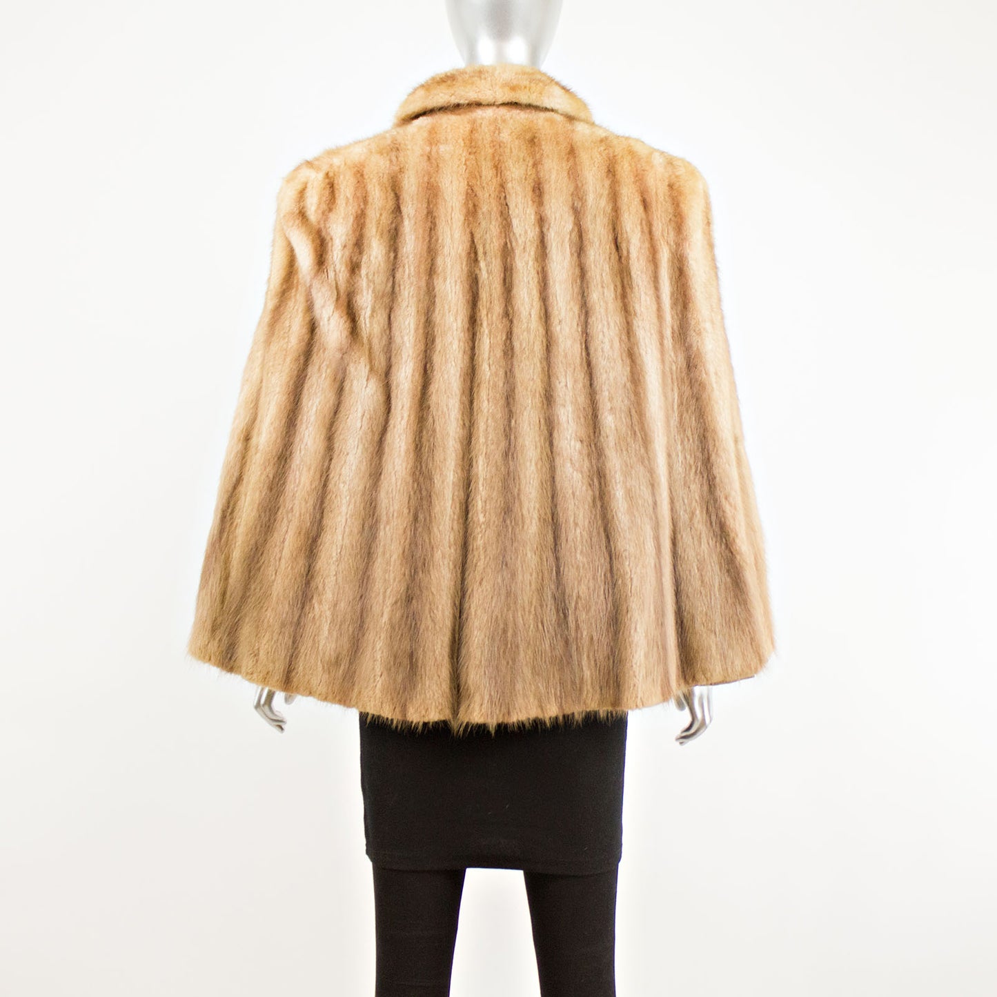 Autumn Haze Mink Cape- Free Size