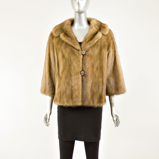 Autumn Haze Mink Jacket- Size M