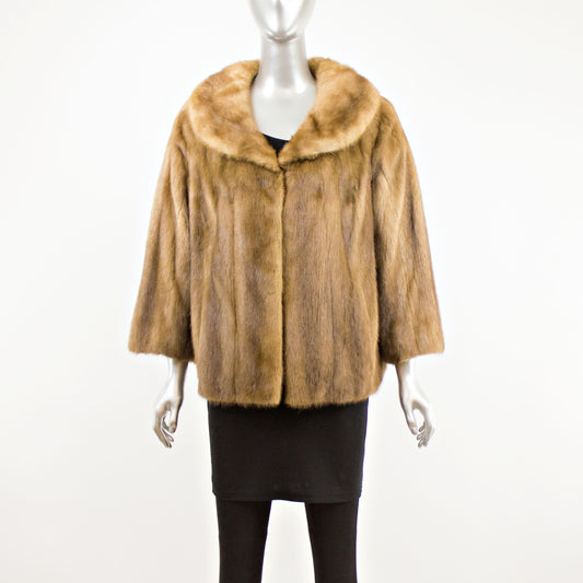 Autumn Haze Mink Jacket- Size L