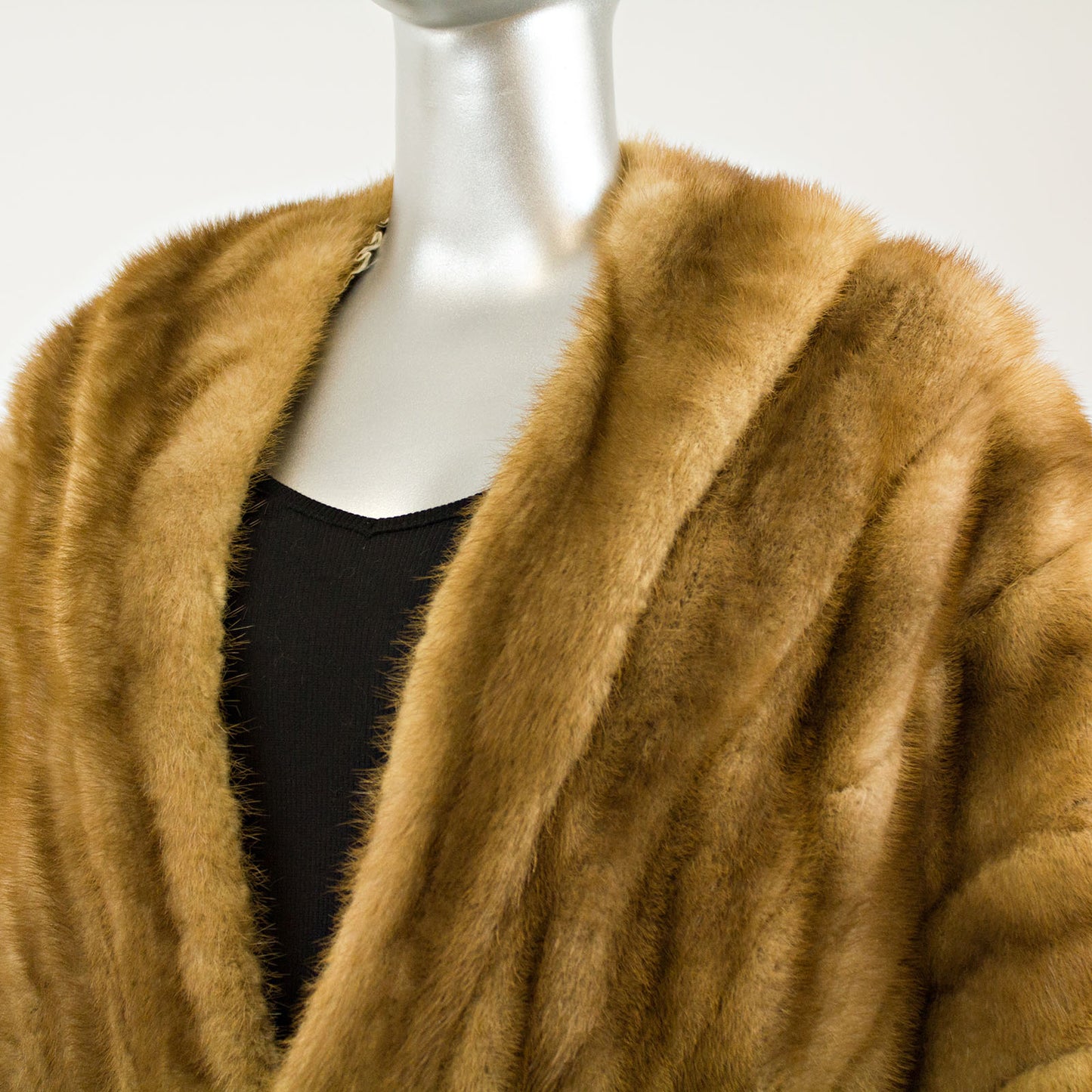 Autumn Haze Mink Stole - Free Size