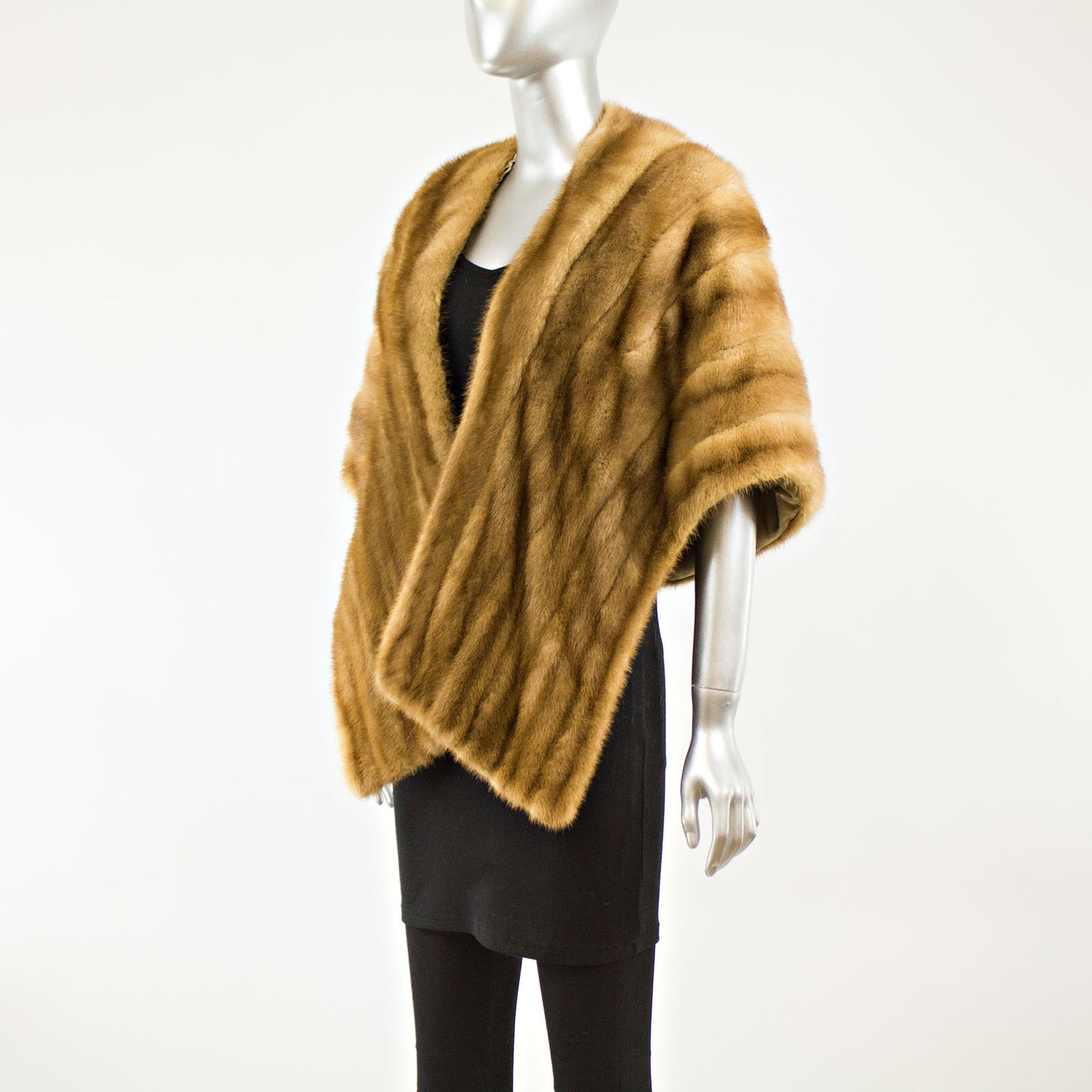 Autumn Haze Mink Stole - Free Size