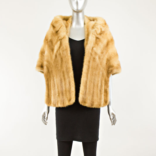 Autumn Haze Mink Stole - Free Size