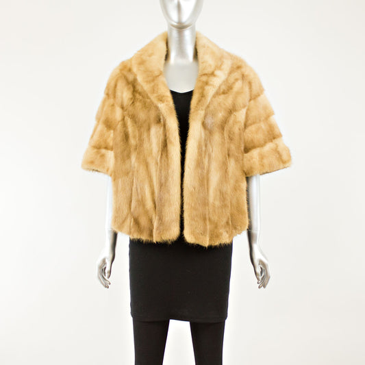 Autumn Haze Mink Stole- Free Size