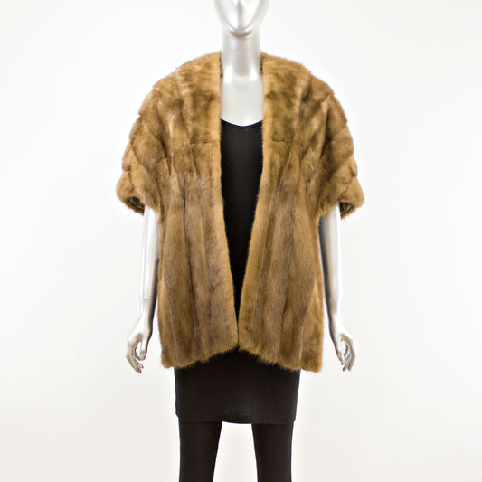 Autumn Haze Mink Stole- Size Free