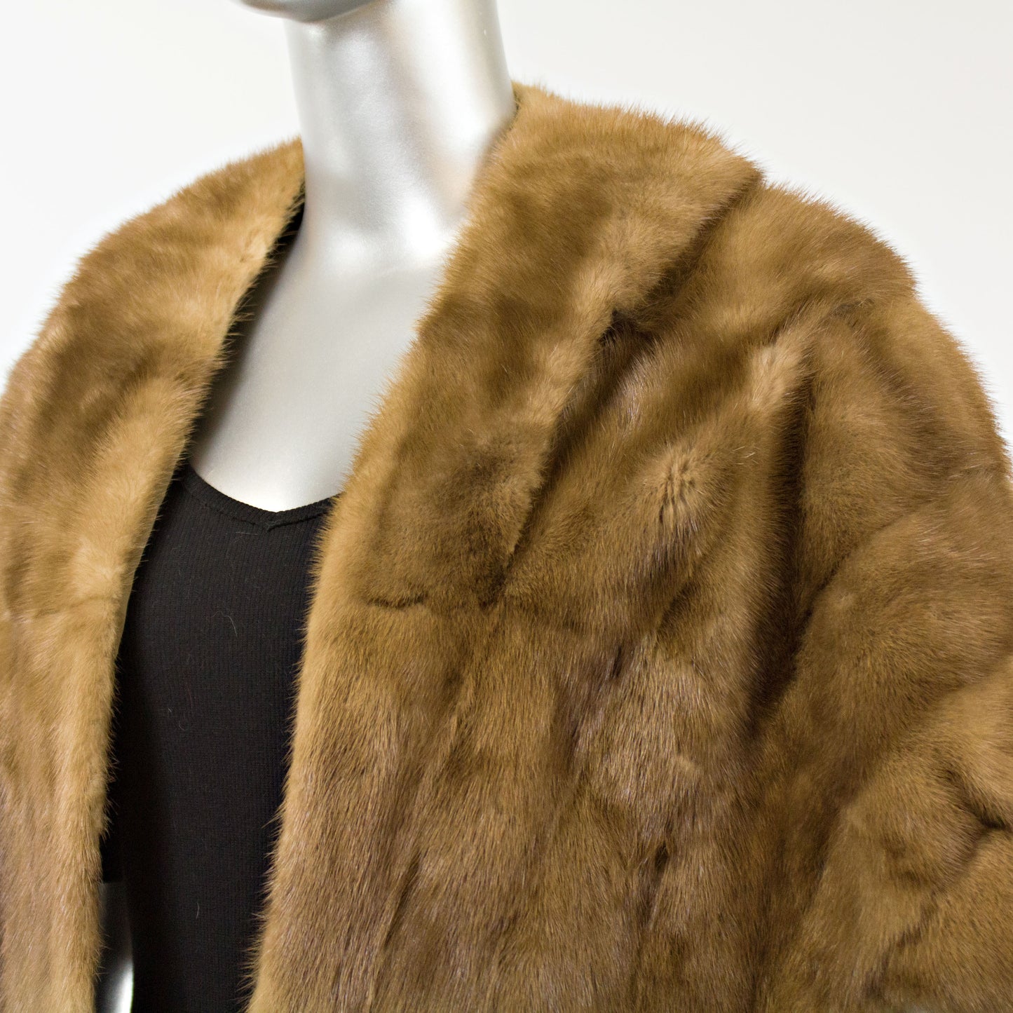 Autumn Haze Mink Stole- Size Free