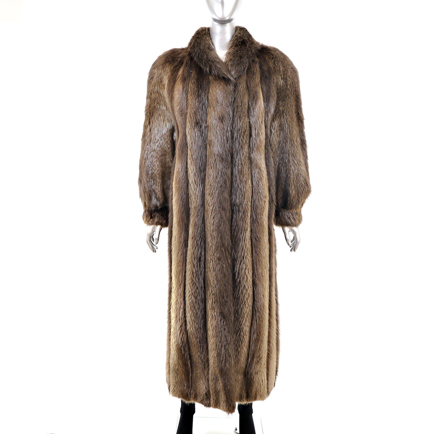 Long Hair Beaver Coat- Size S