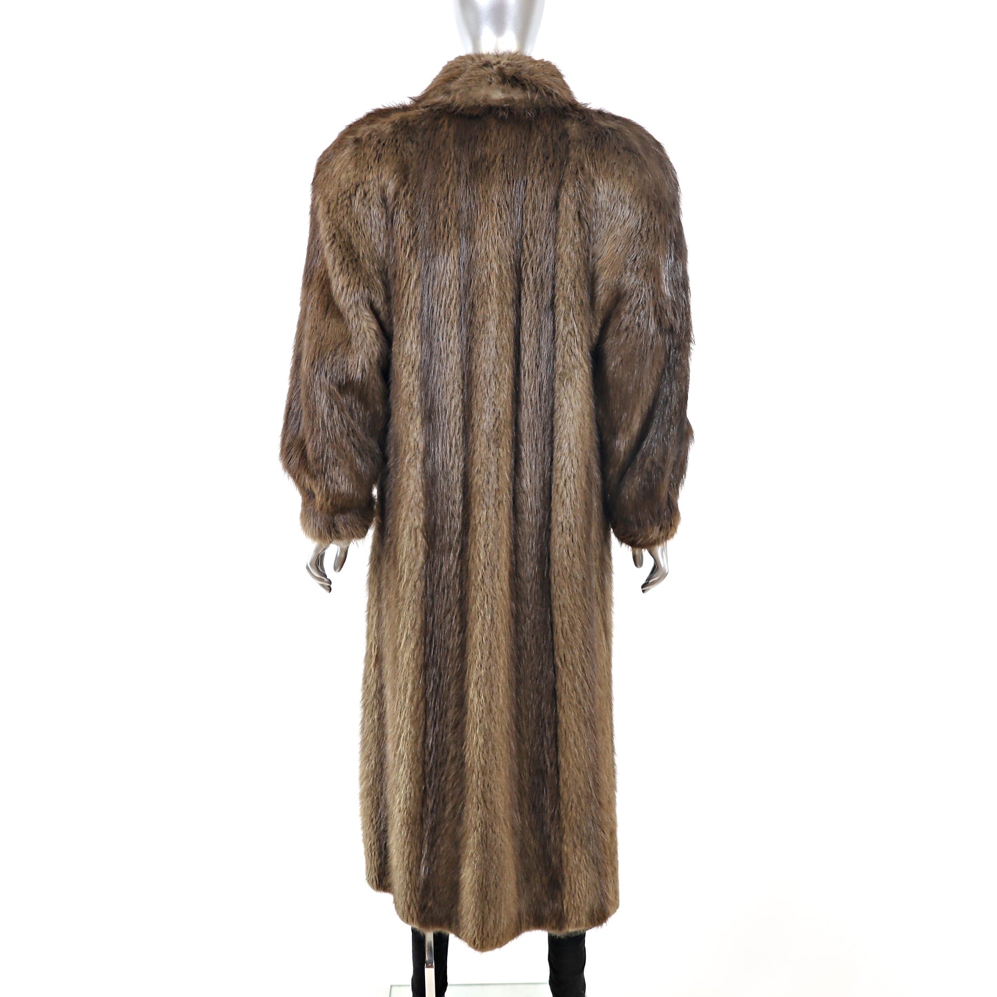 Long Hair Beaver Coat- Size S