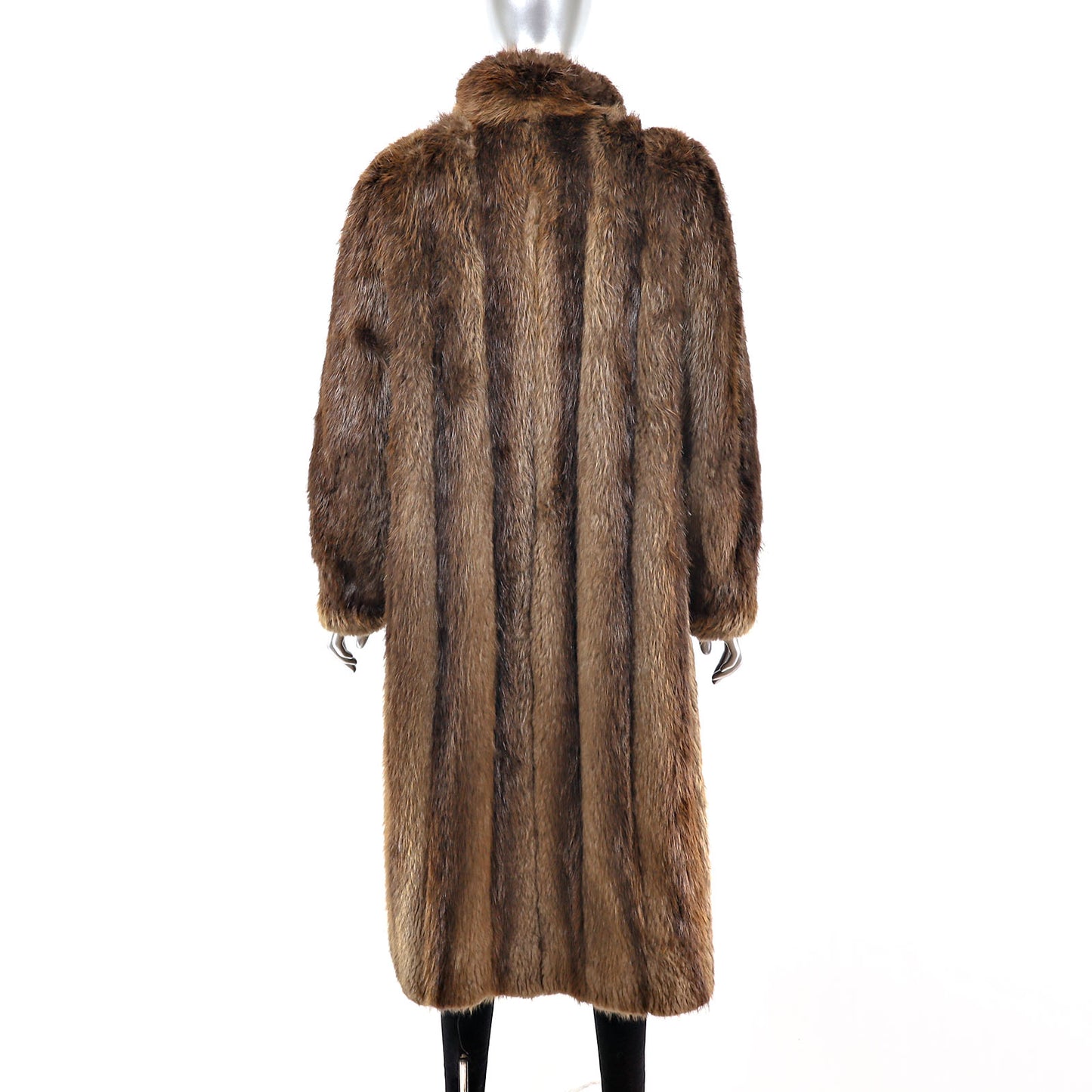 Long Hair Beaver Coat- Size M