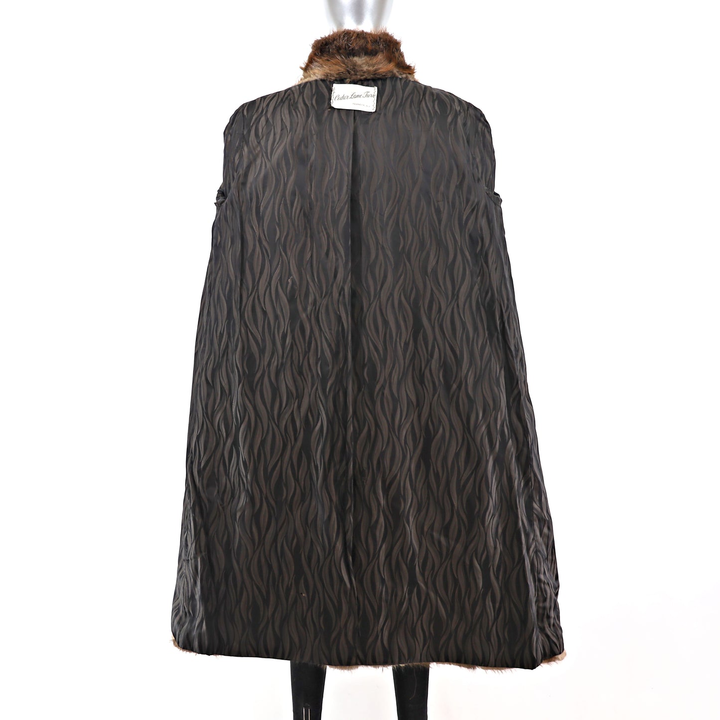 Long Hair Beaver Coat- Size M