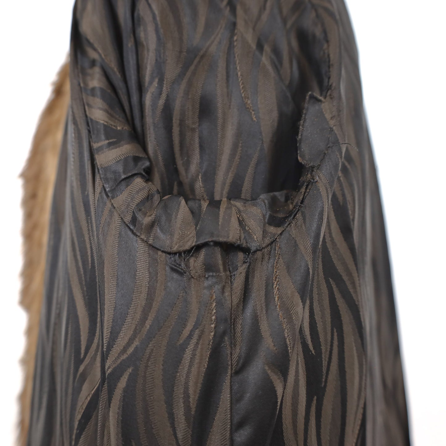 Long Hair Beaver Coat- Size M