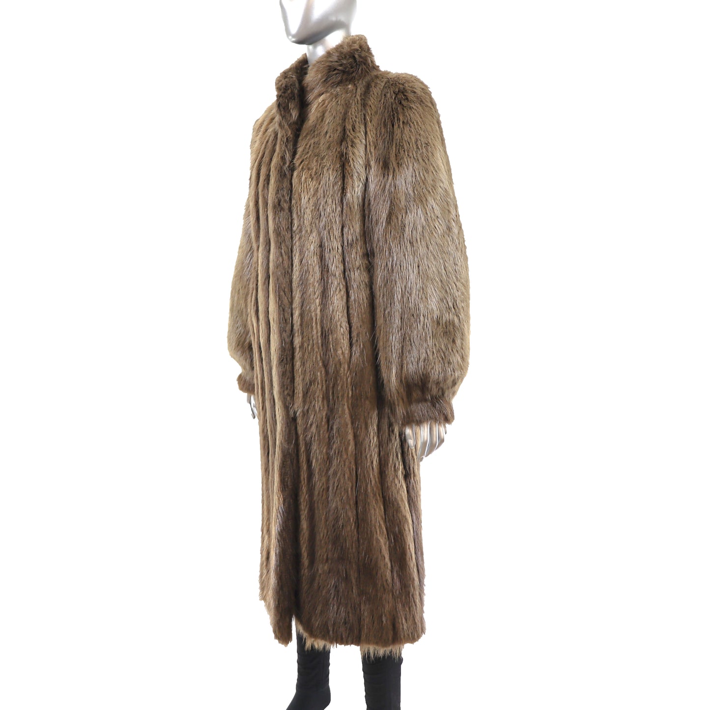 Lord & Taylor Long Hair Beaver Coat- Size S