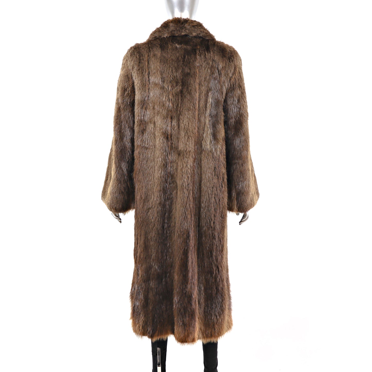 Full Length Beaver Coat- Size S