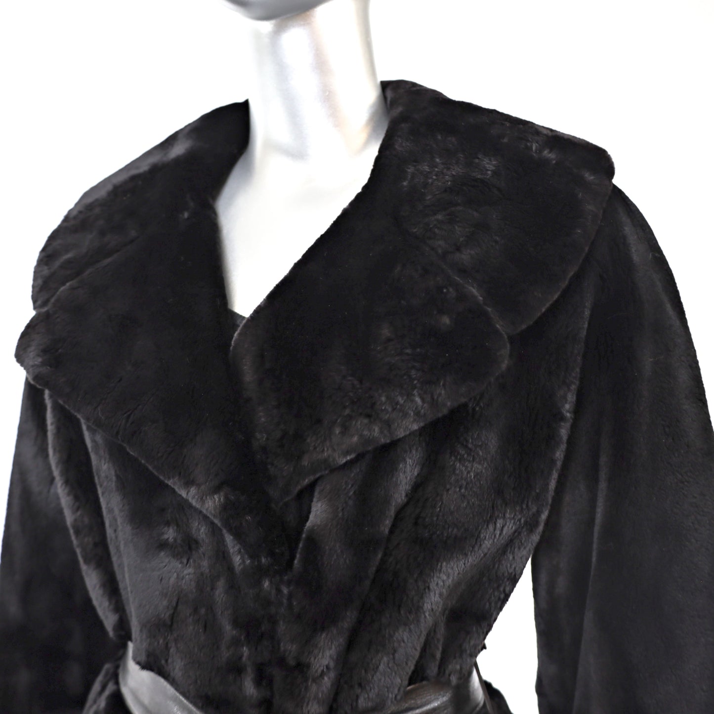 Sheared Beaver Coat- Size S