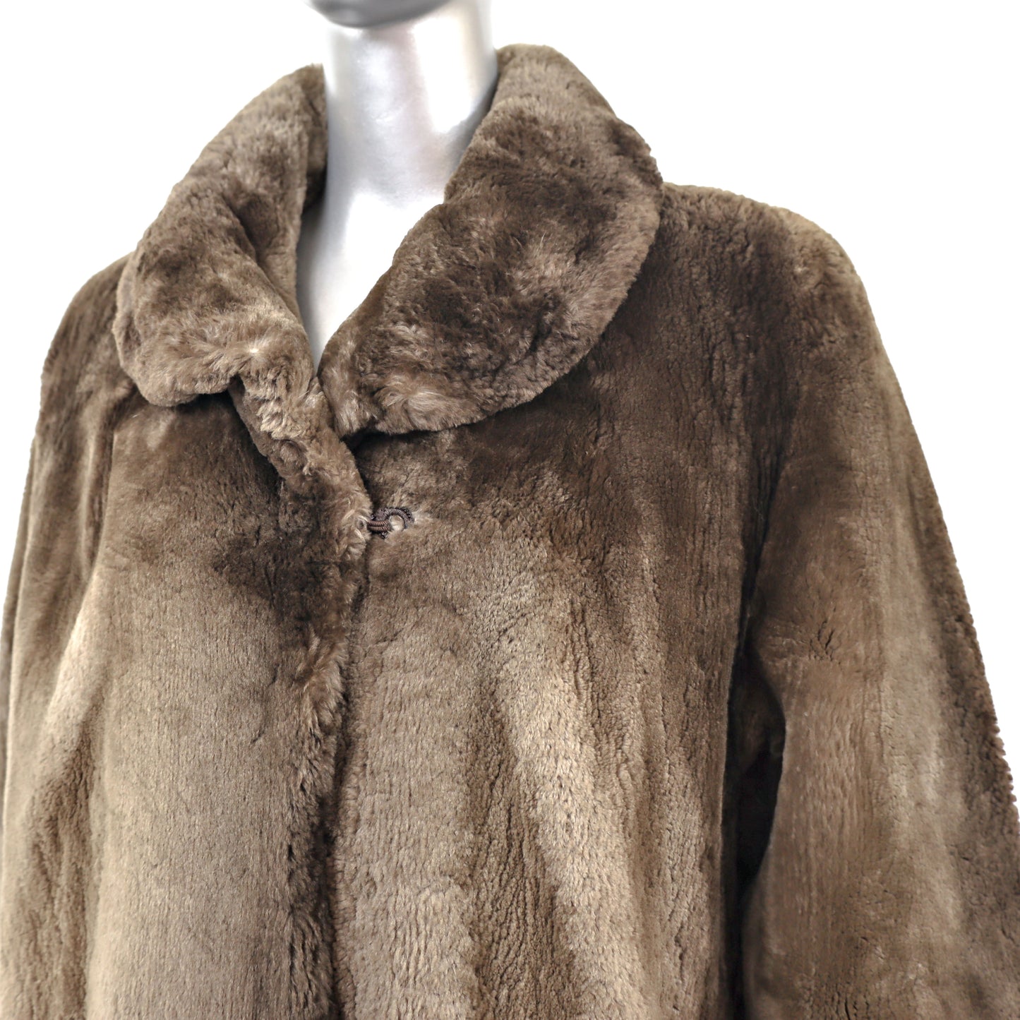 Sheared Beaver Coat- Size L