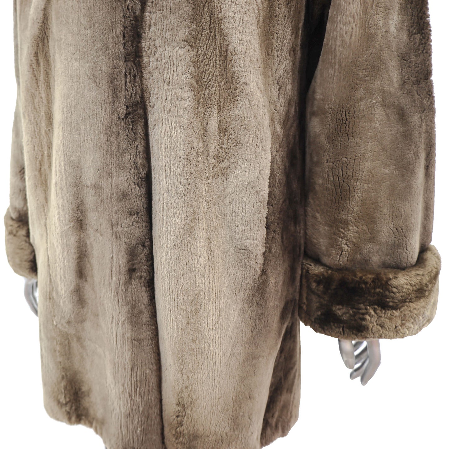 Sheared Beaver Coat- Size L