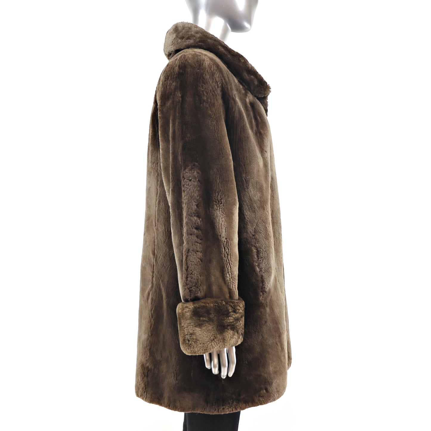 Sheared Beaver Coat- Size L