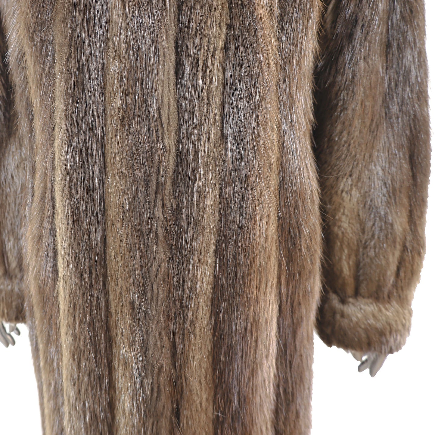 Long Hair Beaver Coat- Size M