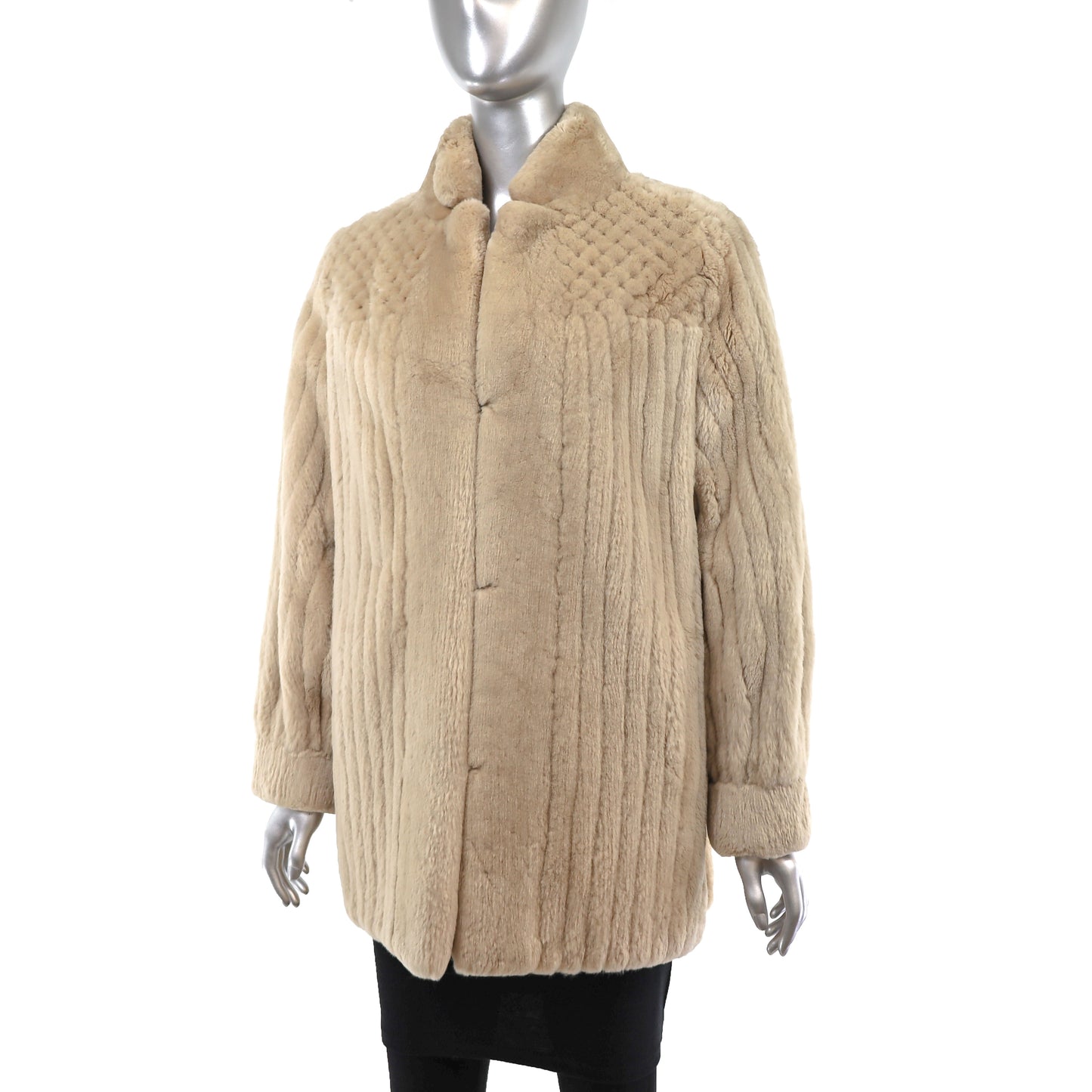 Sheared Beaver Jacket- Size M