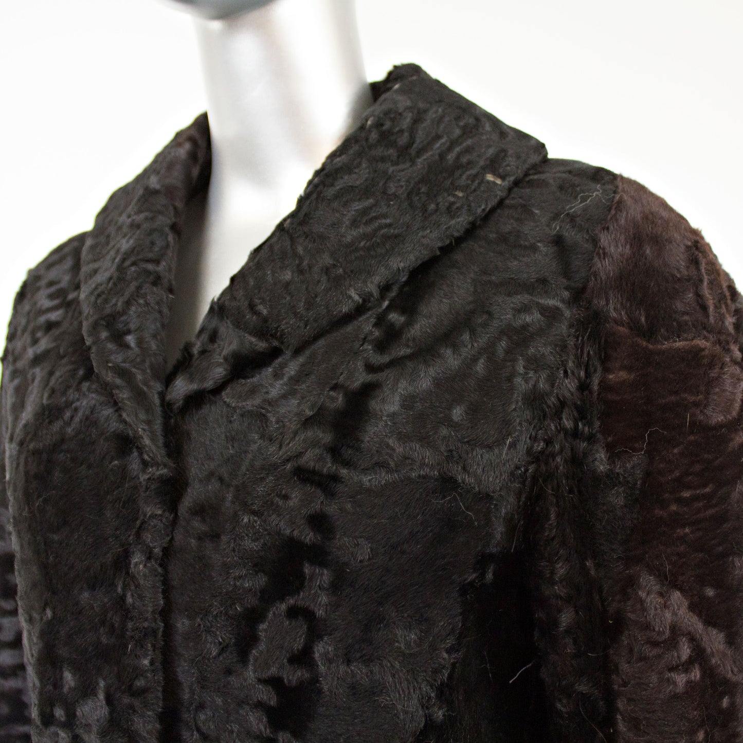 Black Persian Lamb Jacket- Size M