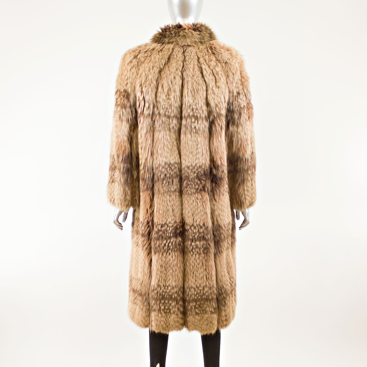 Brown Fox Coat - Size M