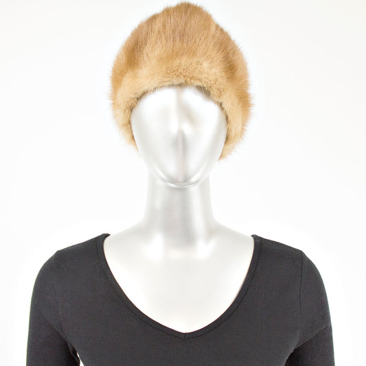 Demi Buff Mink Hat- Size S