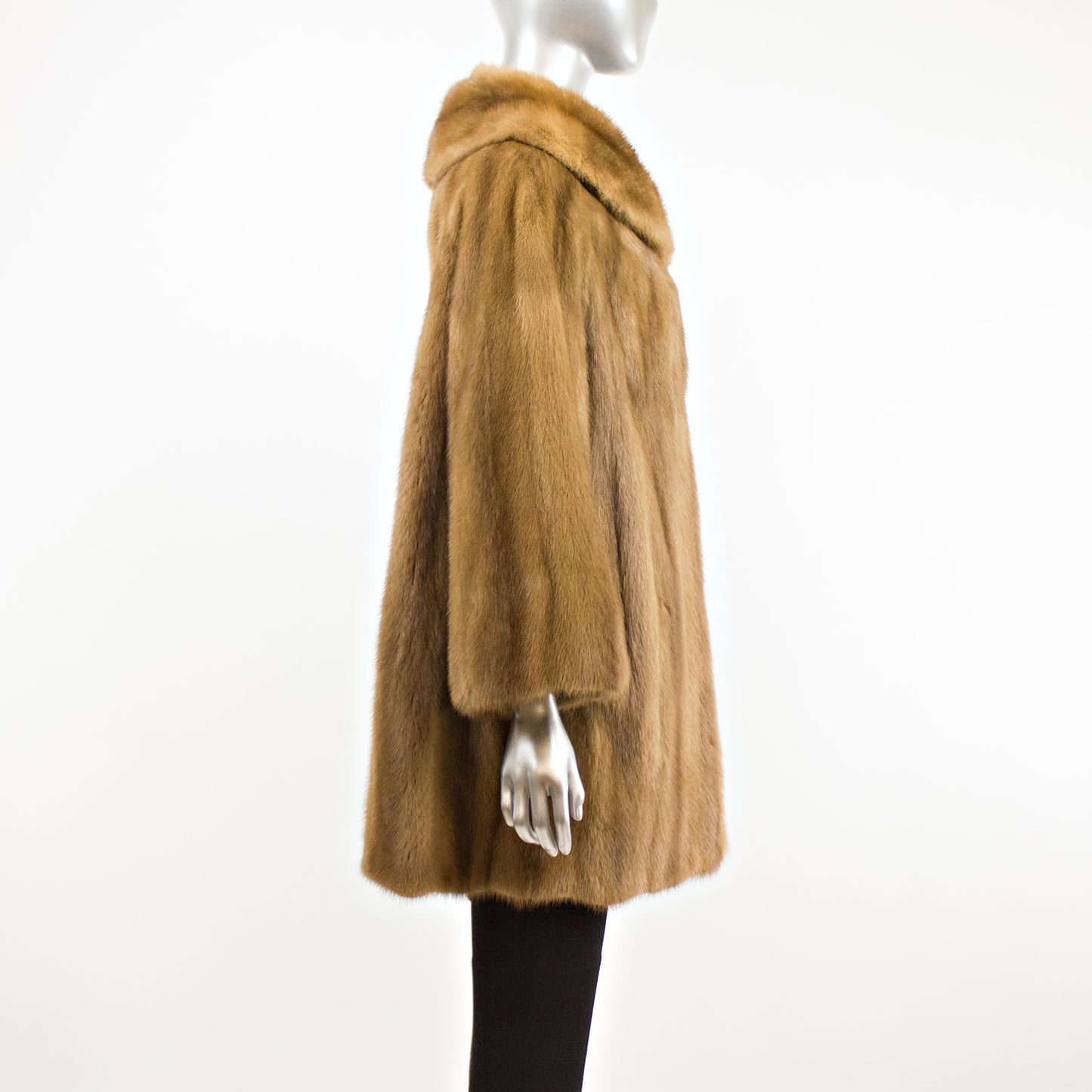 Light Brown Mink Jacket- Size XL