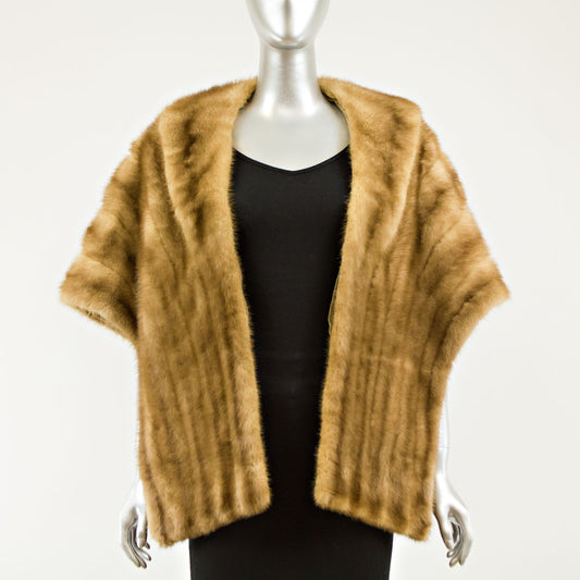 Demi Buff mink stole - Size Free (Vintage Furs)