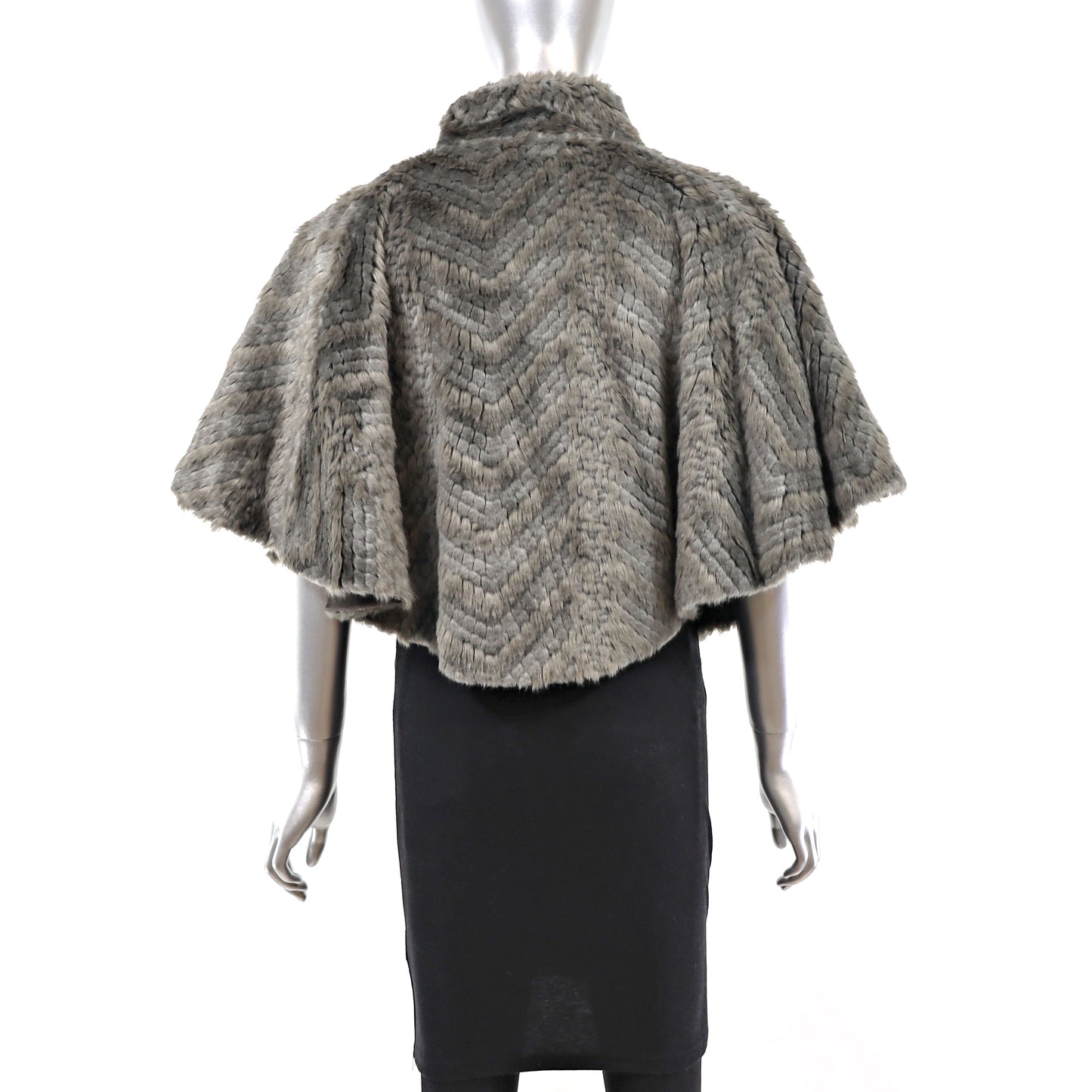 Faux Fur Cape- Size L