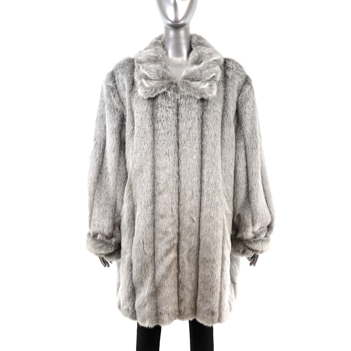 Dennis Basso Faux Fur 3/4 Coat- Size XXL-XXXL