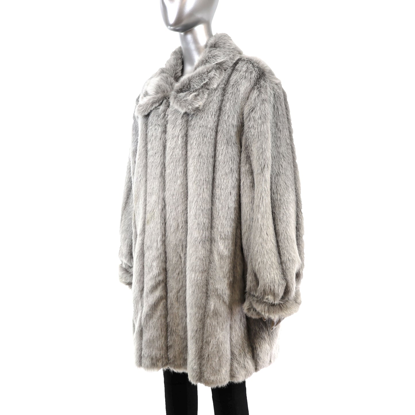 Dennis Basso Faux Fur 3/4 Coat- Size XXL-XXXL