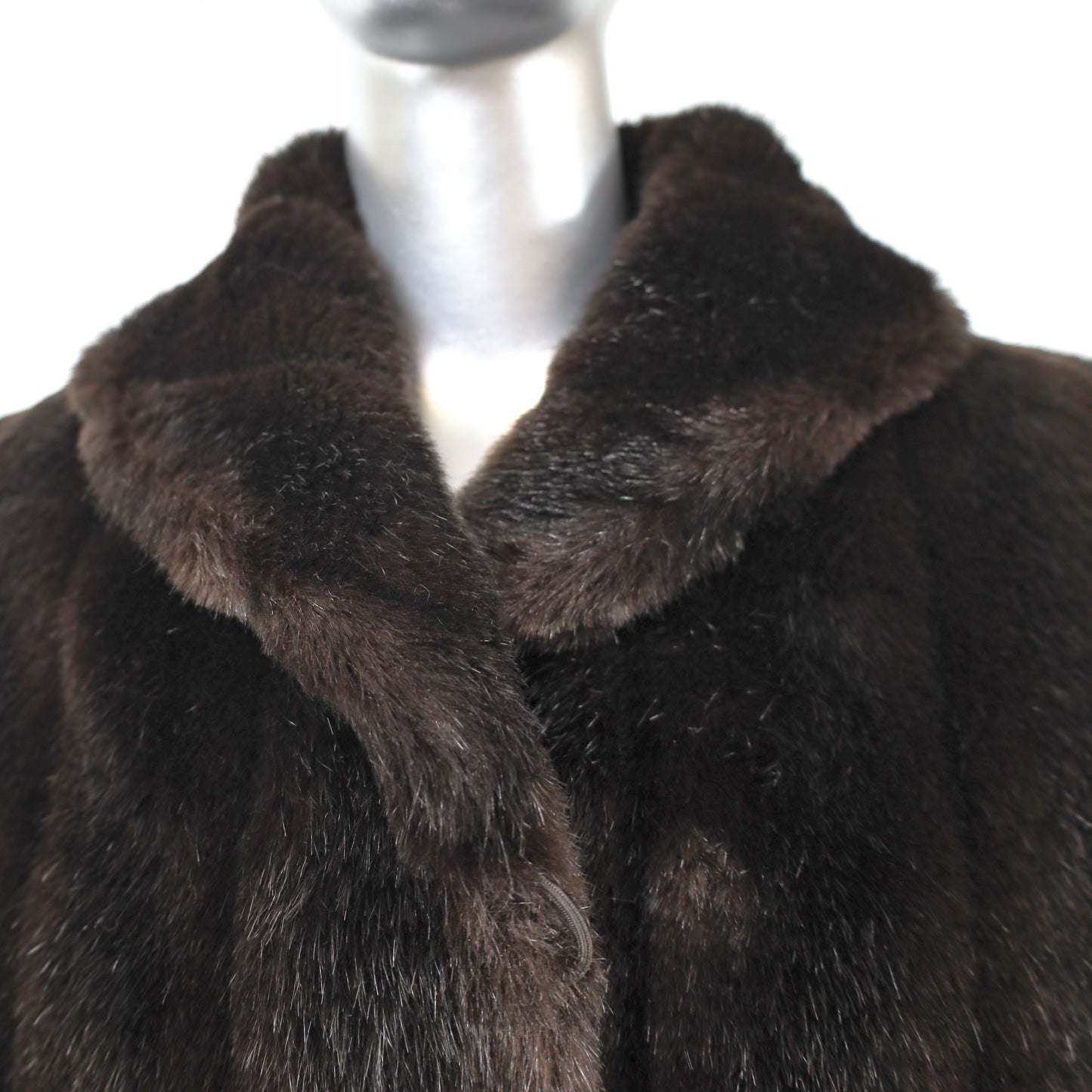 Faux Fur Jacket- Size L