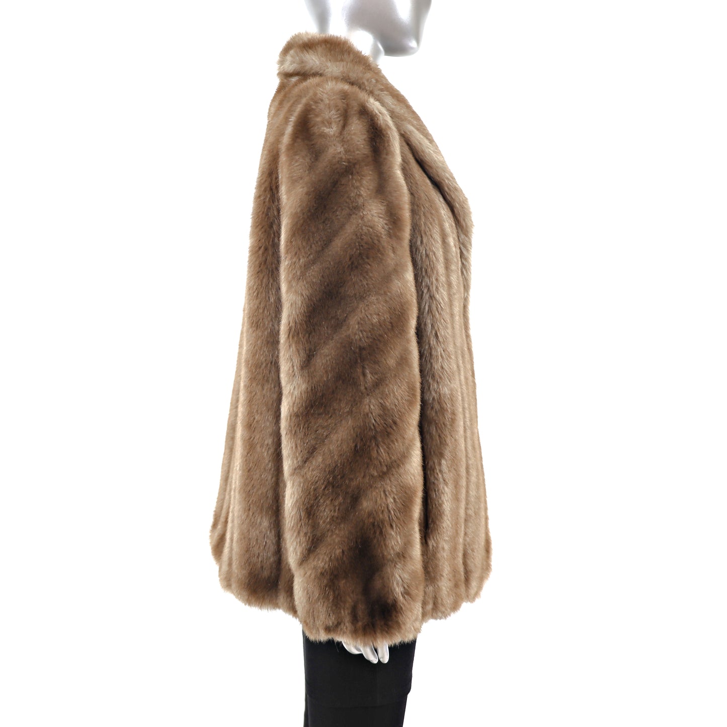 Faux Fur Jacket- Size L