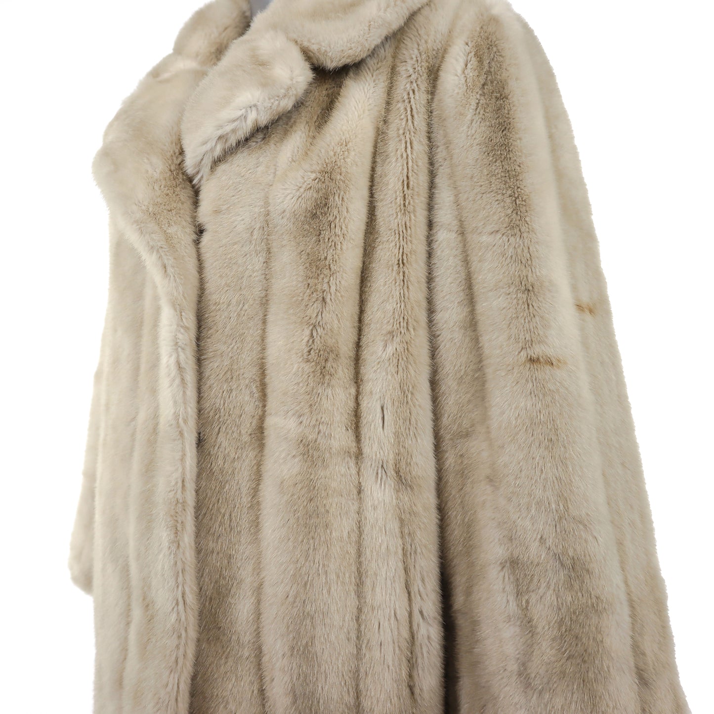 Faux Fur Coat- Size L