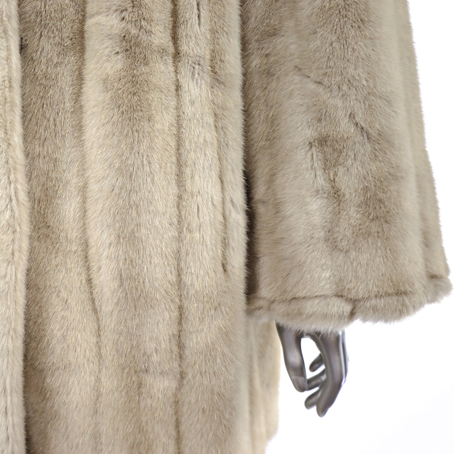 Faux Fur Coat- Size L